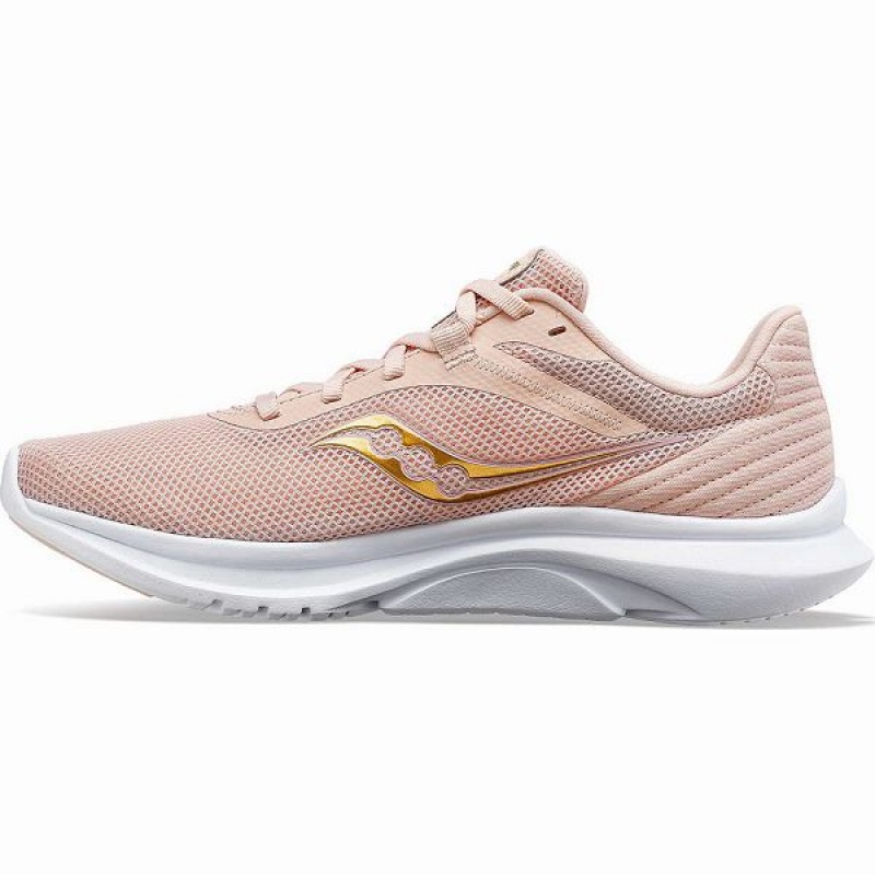 Women's Saucony Convergence Walking Shoes Coral / Gold | ZWRNCYJ-96