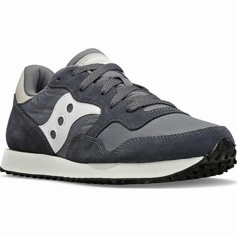 Women's Saucony DXN Trainer Sneakers Dark Grey / Beige | VETKMRI-03