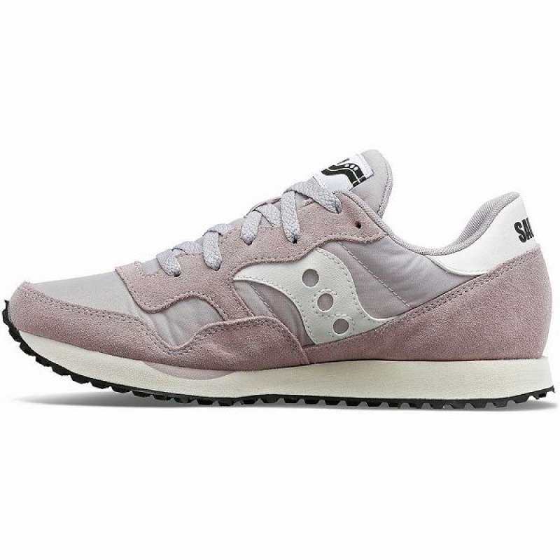 Women's Saucony DXN Trainer Sneakers Grey / White | YVCDHWN-89