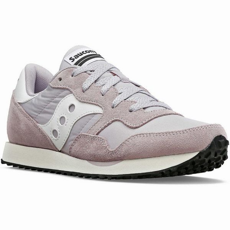 Women's Saucony DXN Trainer Sneakers Grey / White | YVCDHWN-89