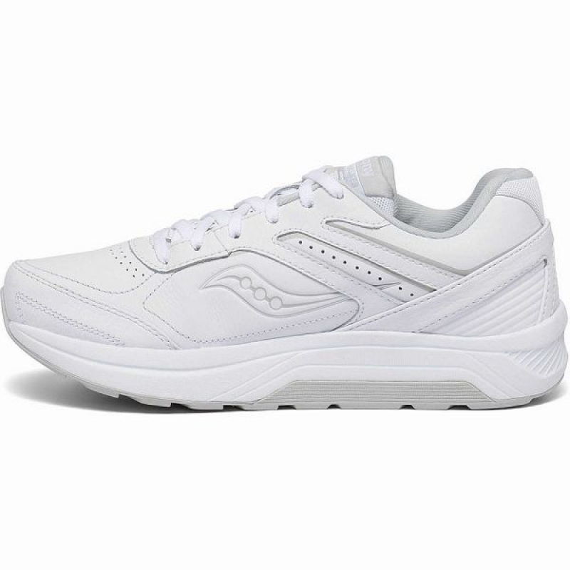 Women's Saucony Echelon Walker 3 Walking Shoes White | SNIEGWU-10