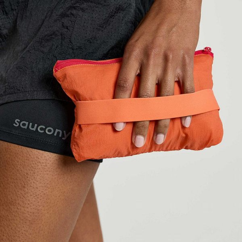 Women's Saucony Elevate Packaway Jackets Orange | LHEAIVR-98