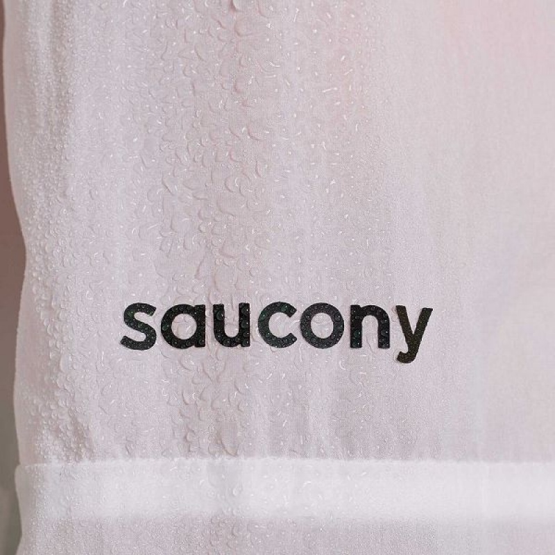 Women's Saucony Elevate Packaway Jackets White | OMEFVQW-18