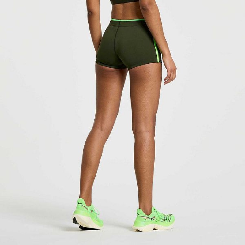 Women's Saucony Elite Boy Shorts Umbra | ZHGSDIU-28