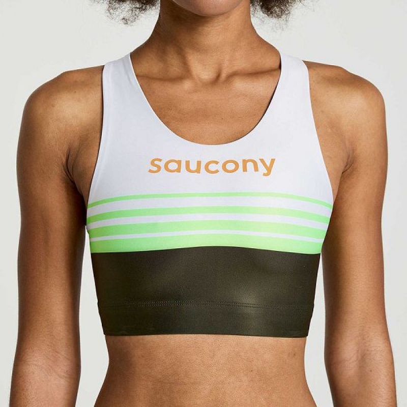 Women's Saucony Elite Bra Top Bras Umbra | CVYHGTI-69