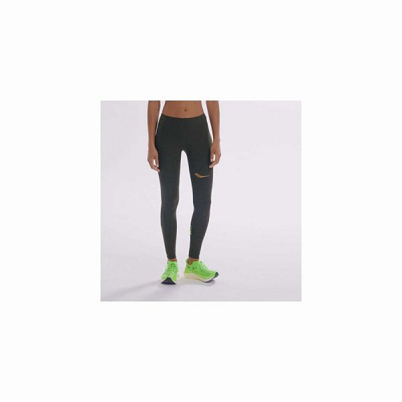 Women's Saucony Elite Tight Umbra | VQMIHOZ-70