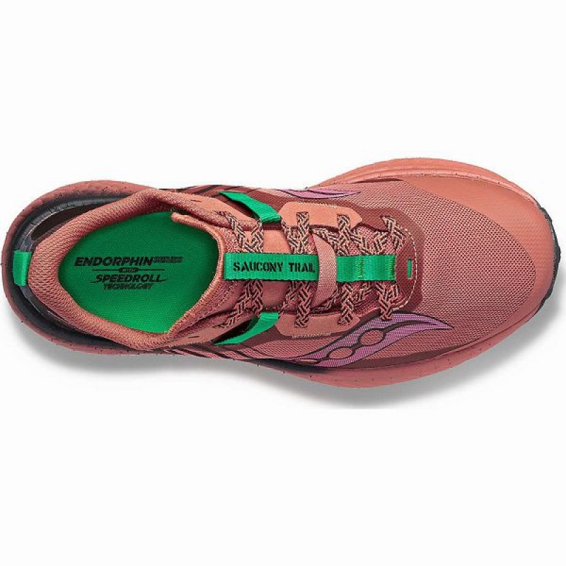 Women's Saucony Endorphin Edge Trail Running Shoes Orange | IVNCJZD-68