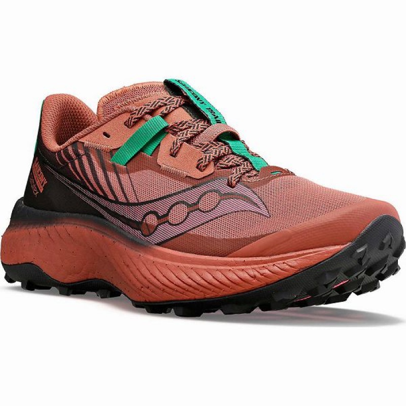 Women's Saucony Endorphin Edge Trail Running Shoes Orange | IVNCJZD-68