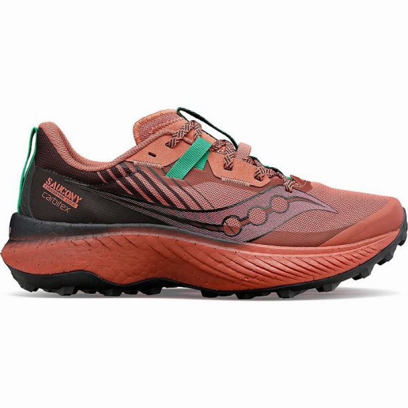 Women\'s Saucony Endorphin Edge Trail Running Shoes Orange | IVNCJZD-68