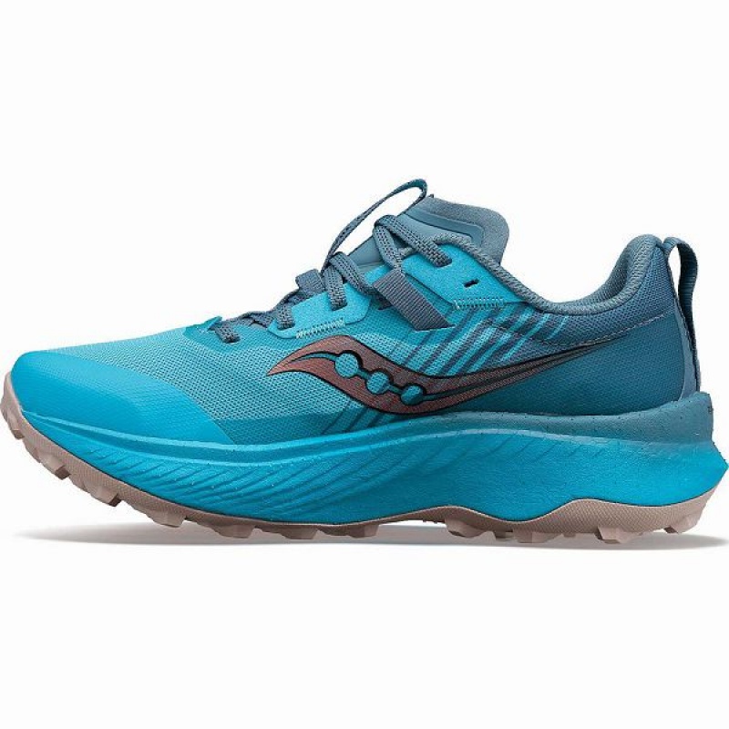 Women's Saucony Endorphin Edge Trail Running Shoes Blue | FBRPWUK-32