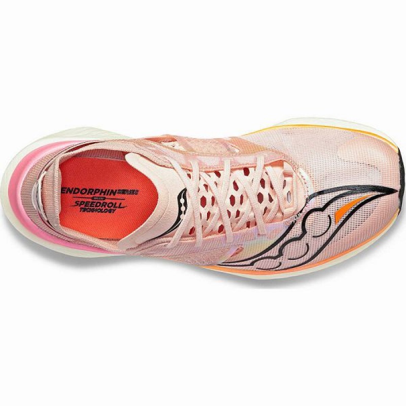 Women's Saucony Endorphin Elite Running Shoes Orange | HDEOYRZ-85