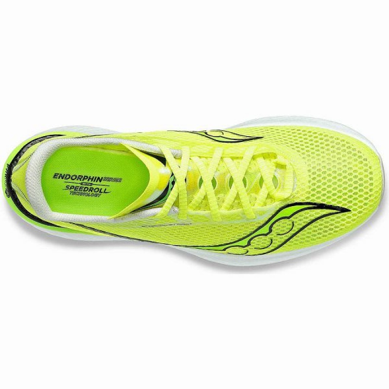 Women's Saucony Endorphin Pro 3 Running Shoes Yellow | WHIGJKM-48