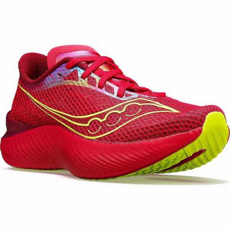 Women's Saucony Endorphin Pro 3 Running Shoes Red / Rose | UTHKPLE-59