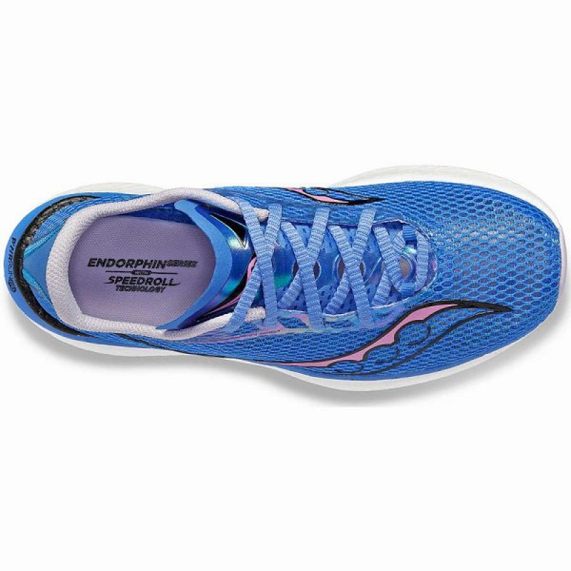 Women's Saucony Endorphin Pro 3 Running Shoes Blue | UBNWCMA-24