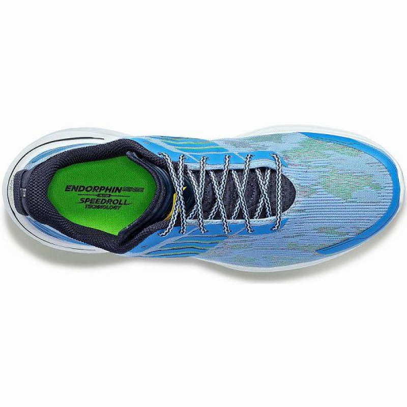 Women's Saucony Endorphin Shift 3 Running Shoes Blue | RFAKEOP-96