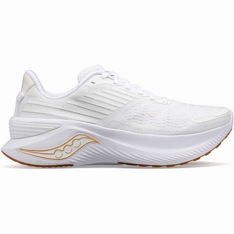 Women\'s Saucony Endorphin Shift 3 Running Shoes White | KEBQDPC-07