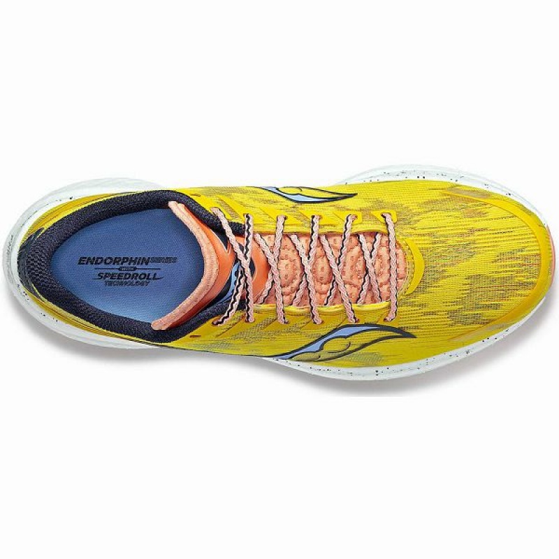 Women's Saucony Endorphin Speed 3 Running Shoes Yellow | XEDTAQL-43