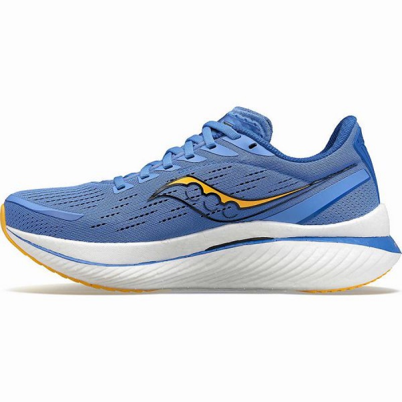 Women's Saucony Endorphin Speed 3 Running Shoes Blue / Gold | QBICJOV-68