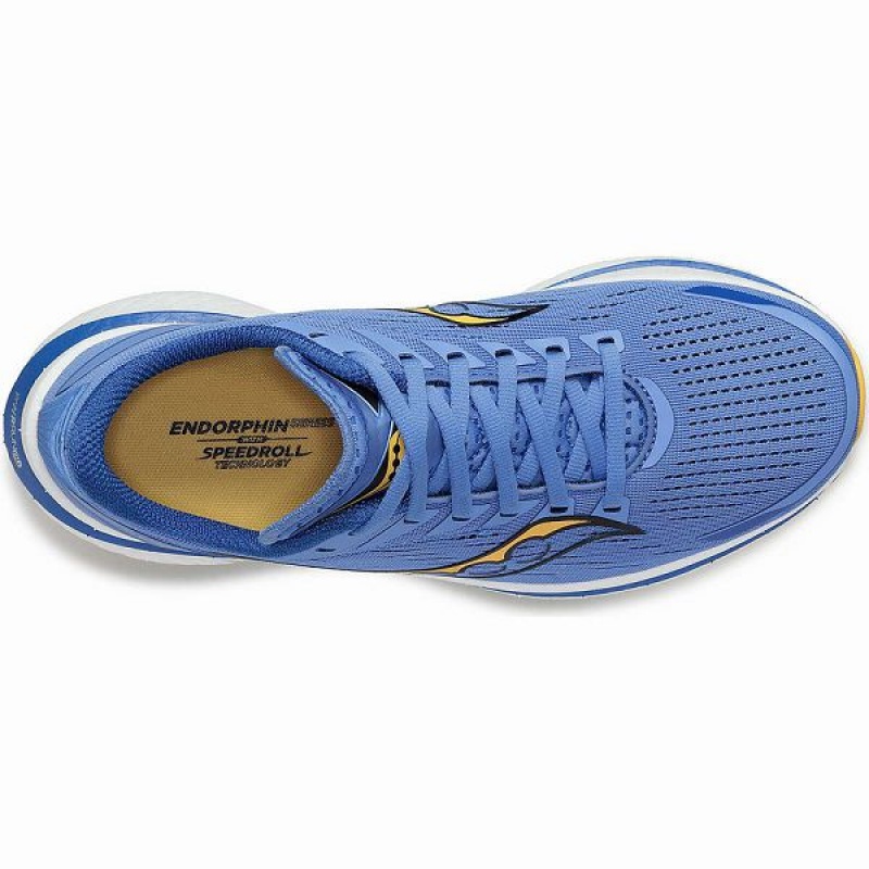 Women's Saucony Endorphin Speed 3 Running Shoes Blue / Gold | QBICJOV-68