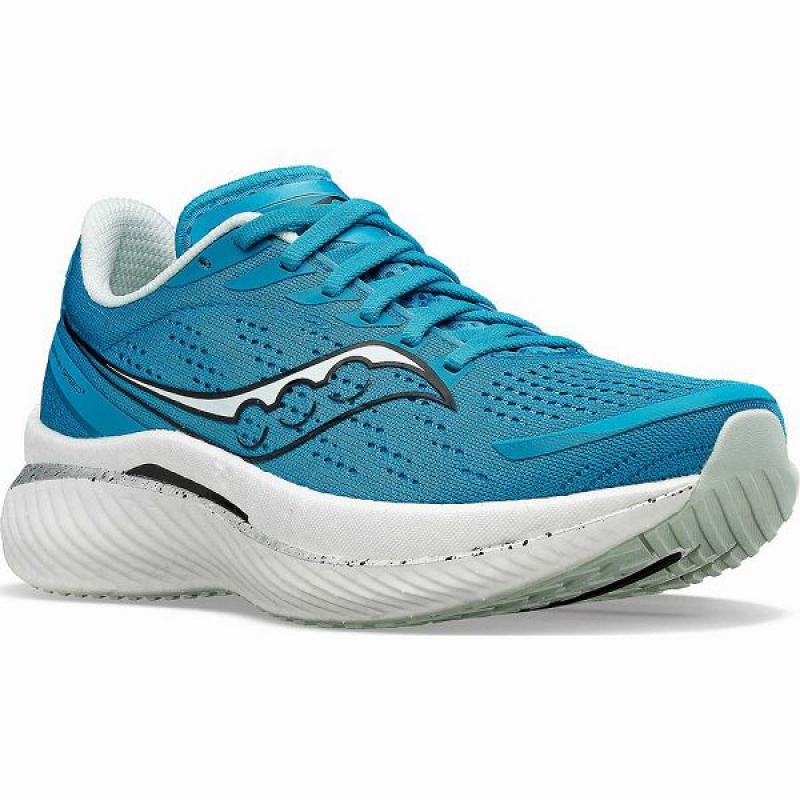 Women's Saucony Endorphin Speed 3 Running Shoes Turquoise / Silver | THDWMUO-59