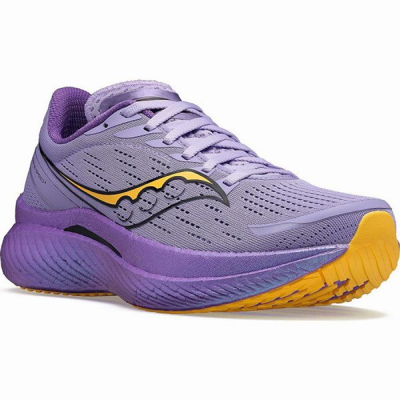 Women's Saucony Endorphin Speed 3 Running Shoes Gold | BZRTGAJ-72