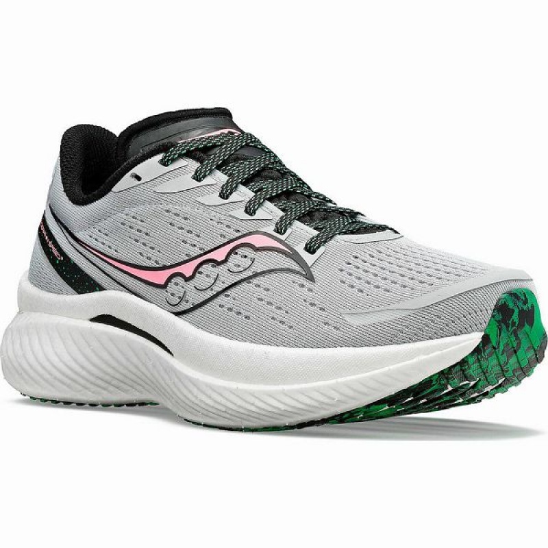 Women's Saucony Endorphin Speed 3 Running Shoes Grey | EAFYOUW-05