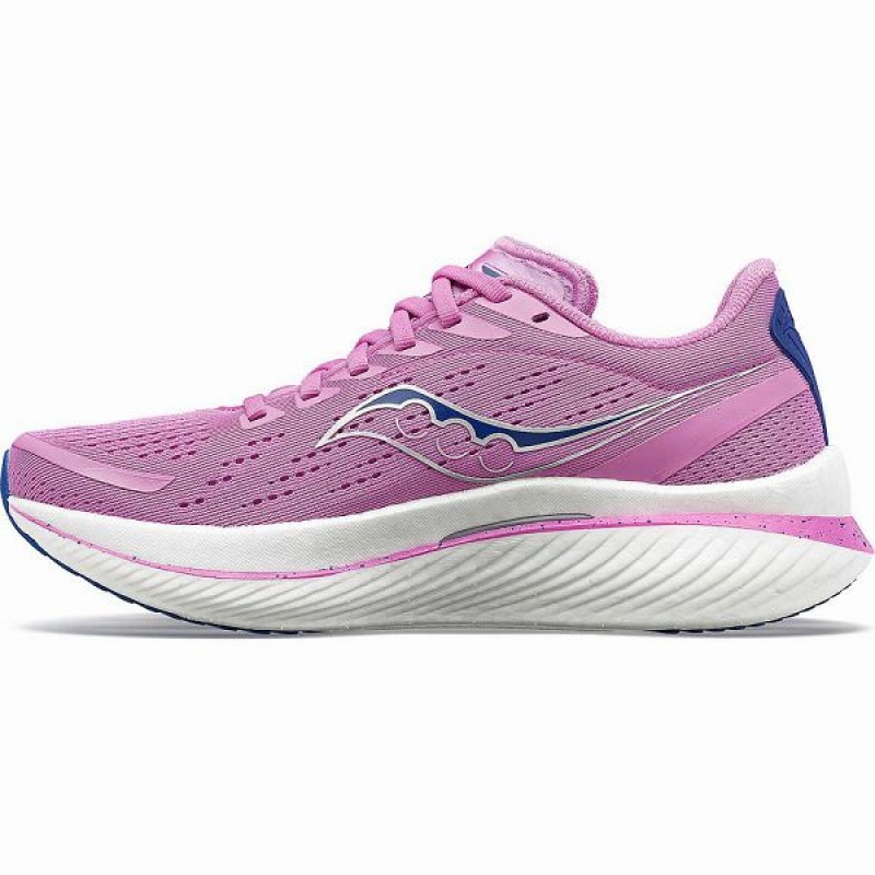 Women's Saucony Endorphin Speed 3 Running Shoes Purple / Indigo | TUQICOE-39