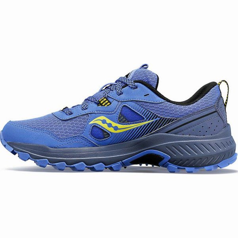 Women's Saucony Excursion TR16 Trail Running Shoes Blue / Navy | ZNPTWJO-64