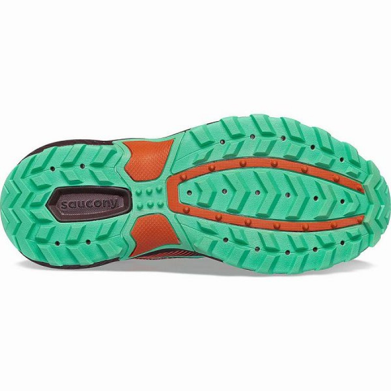 Women's Saucony Excursion TR16 Trail Running Shoes Nebula / Mint | IEAFXNS-21