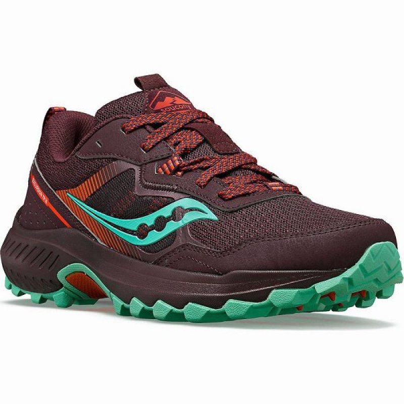 Women's Saucony Excursion TR16 Trail Running Shoes Nebula / Mint | IEAFXNS-21