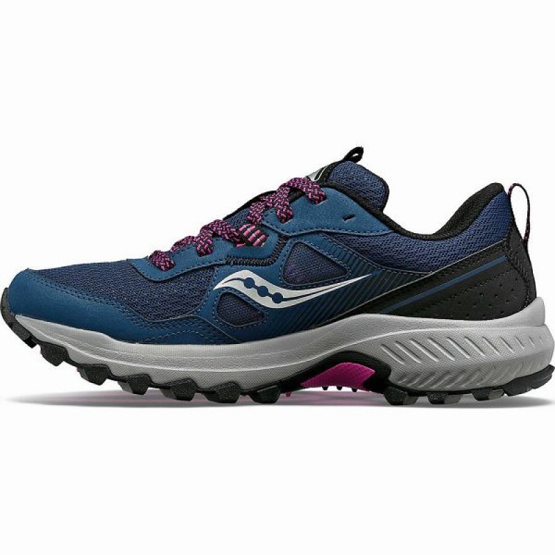 Women's Saucony Excursion TR16 Trail Running Shoes Navy | UIXYVEC-35