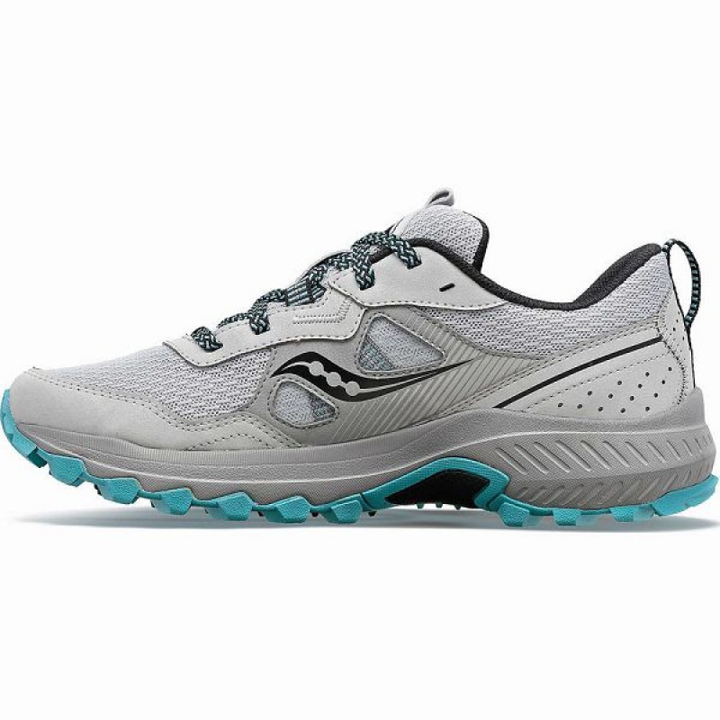 Women's Saucony Excursion TR16 Trail Running Shoes Grey / Blue | UAEPQTF-89