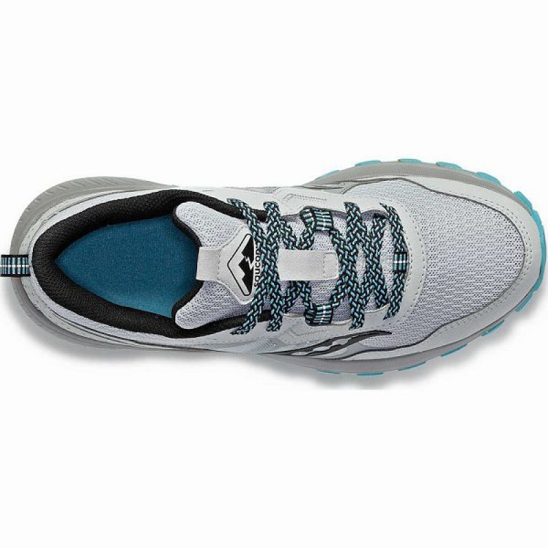 Women's Saucony Excursion TR16 Trail Running Shoes Grey / Blue | UAEPQTF-89