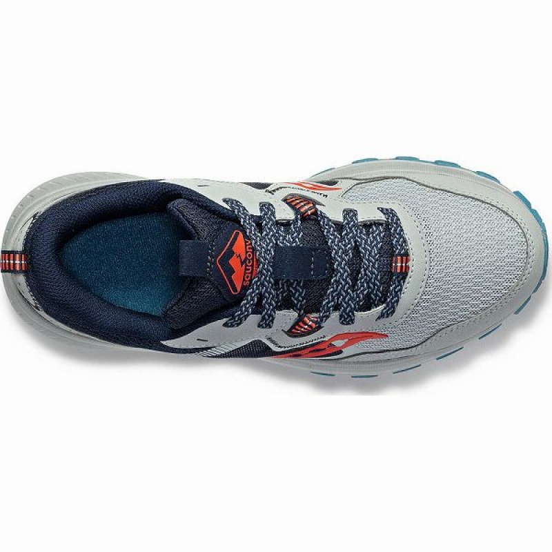 Women's Saucony Excursion TR16 Trail Running Shoes Grey / Navy | SXOGWZE-06