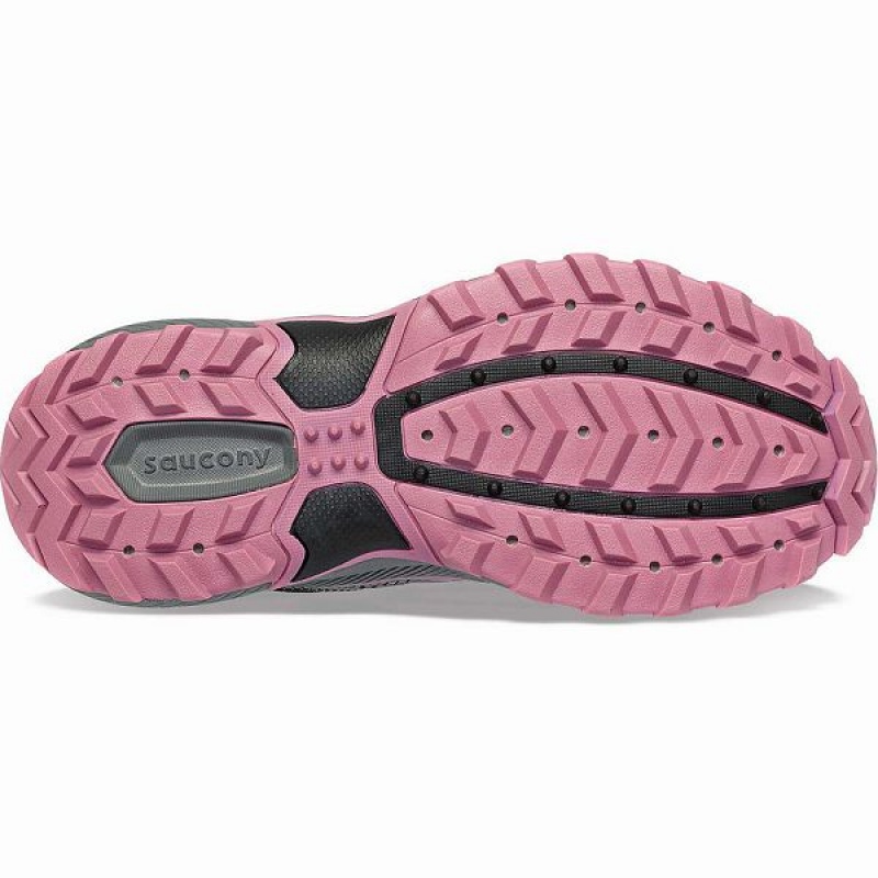 Women's Saucony Excursion TR16 Trail Running Shoes Grey / Rose | MKXFOLC-75