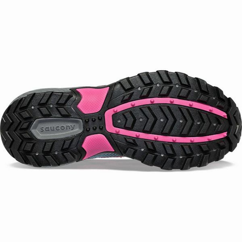 Women's Saucony Excursion TR16 Trail Running Shoes Black / Fuchsia | FGYNIKW-02