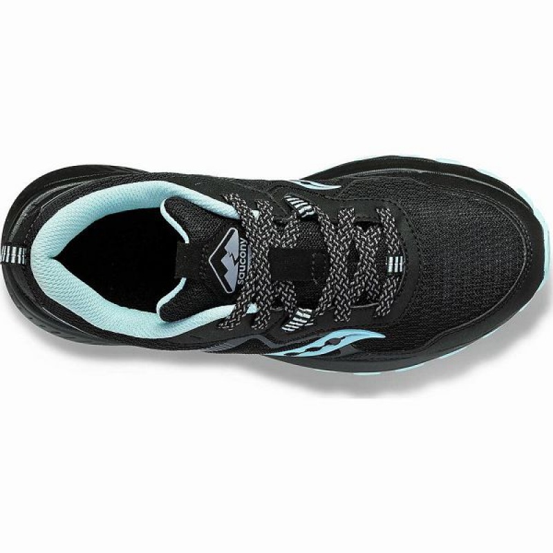 Women's Saucony Excursion TR16 Trail Running Shoes Black / Blue | JMKDSFE-59