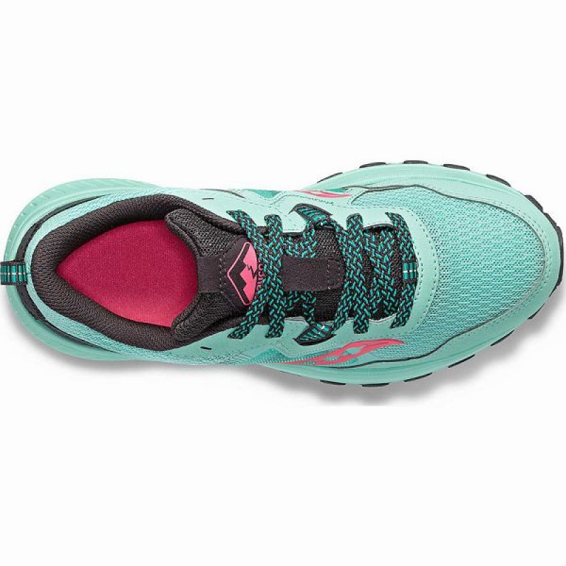 Women's Saucony Excursion TR16 Trail Running Shoes Turquoise / Pink | FGMRPCI-71