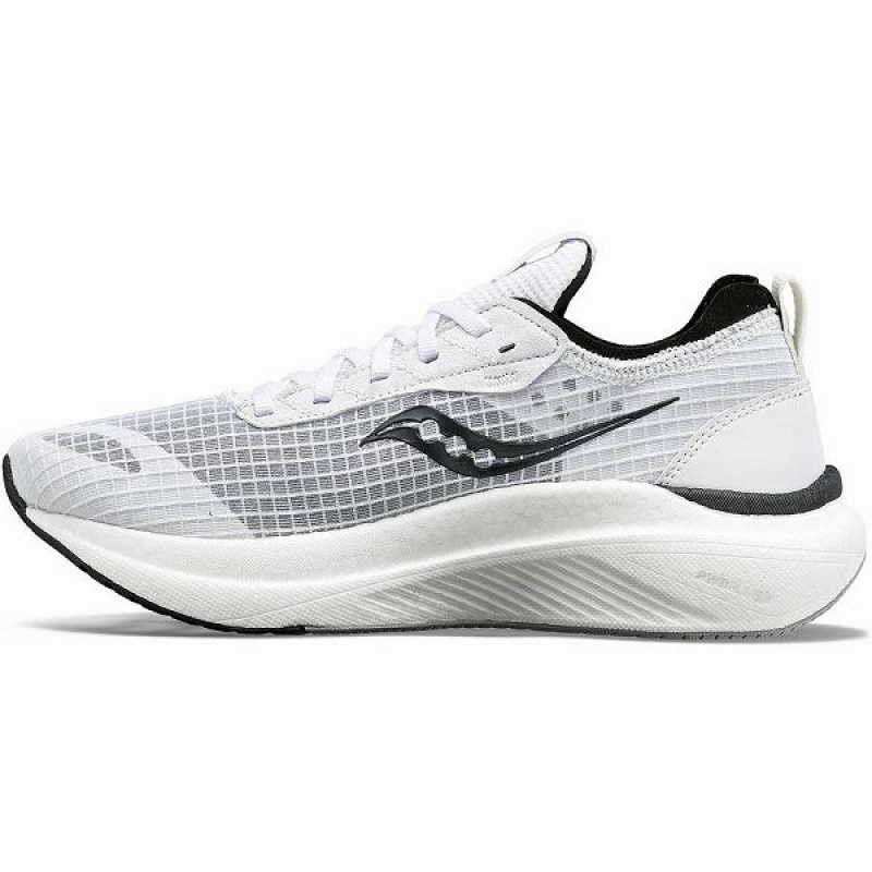 Women's Saucony Freedom Crossport Running Shoes White / Black | CEXMHOS-92