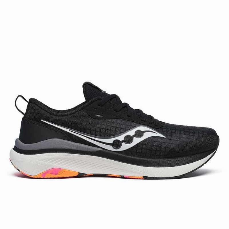 Women\'s Saucony Freedom Crossport Walking Shoes Black | BUNYJIZ-18