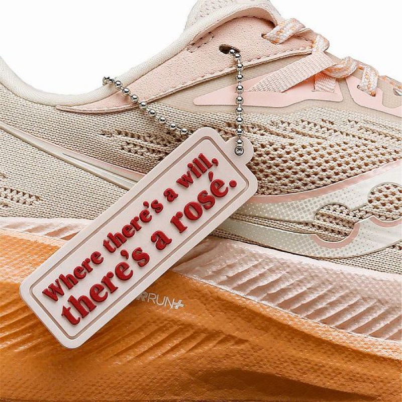 Women's Saucony Galentine's Day Triumph 21 Walking Shoes Pink | JMLKUTF-54