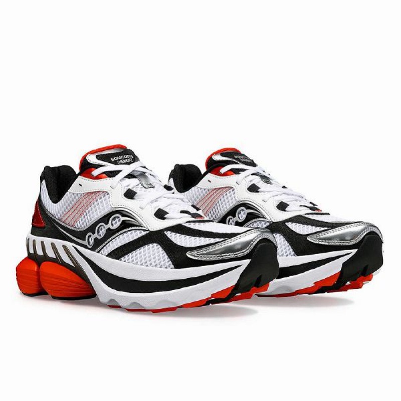 Women's Saucony Grid NXT Sneakers White / Red | RSPGHNM-47