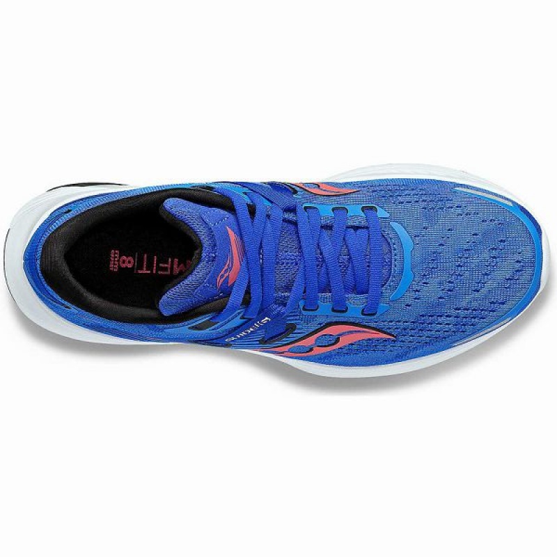 Women's Saucony Guide 16 Running Shoes Blue / Black | NQTYXOJ-53