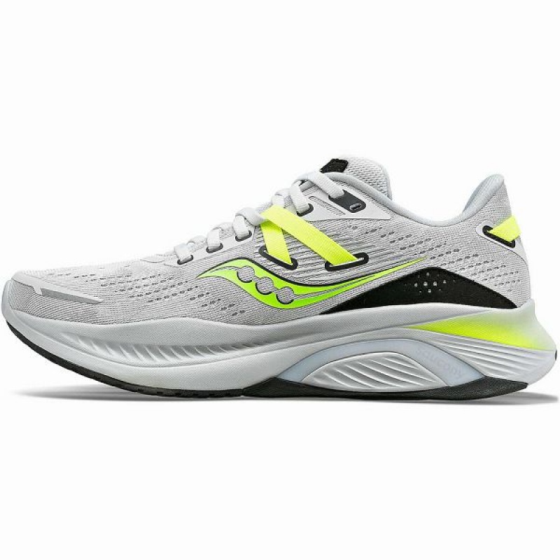 Women's Saucony Guide 16 Running Shoes Grey / Green | MGOUPWE-81