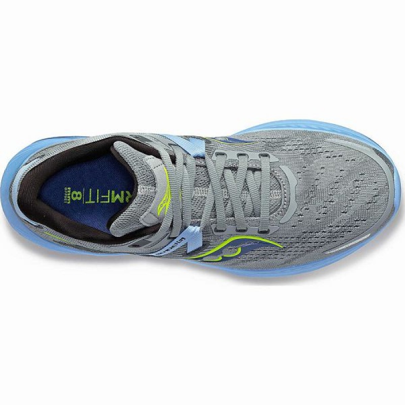 Women's Saucony Guide 16 Running Shoes Grey / Blue | HSPKNAO-63