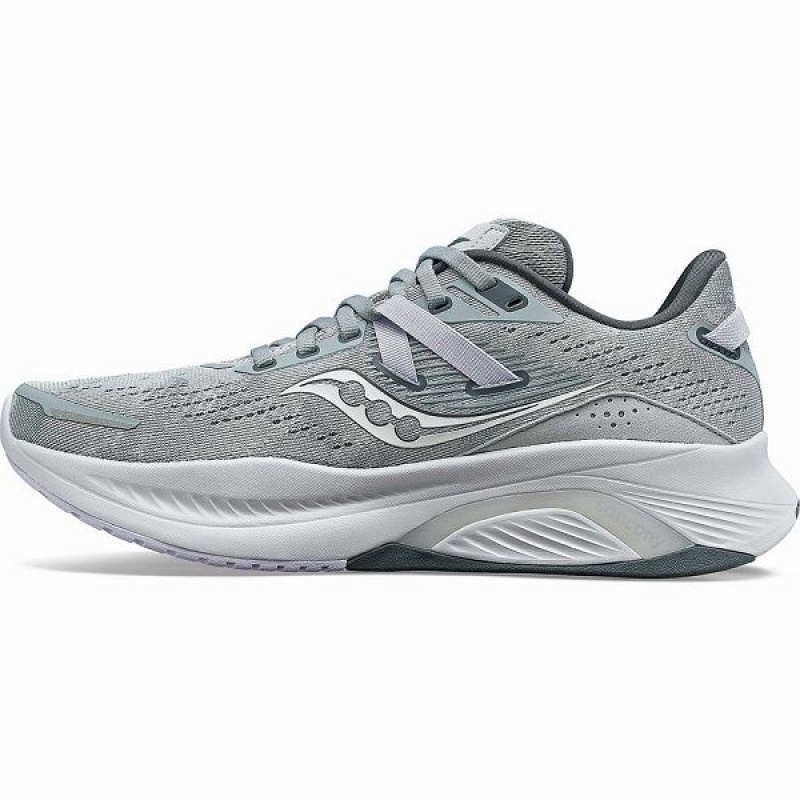 Women's Saucony Guide 16 Running Shoes Grey / Purple | XQSEMYL-81