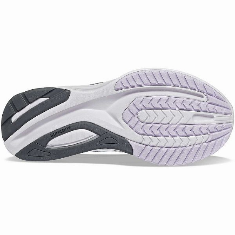 Women's Saucony Guide 16 Running Shoes Grey / Purple | XQSEMYL-81