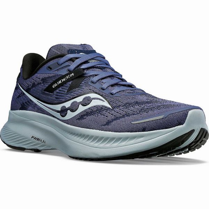 Women's Saucony Guide 16 Running Shoes Navy / Blue | CUAMBGW-81