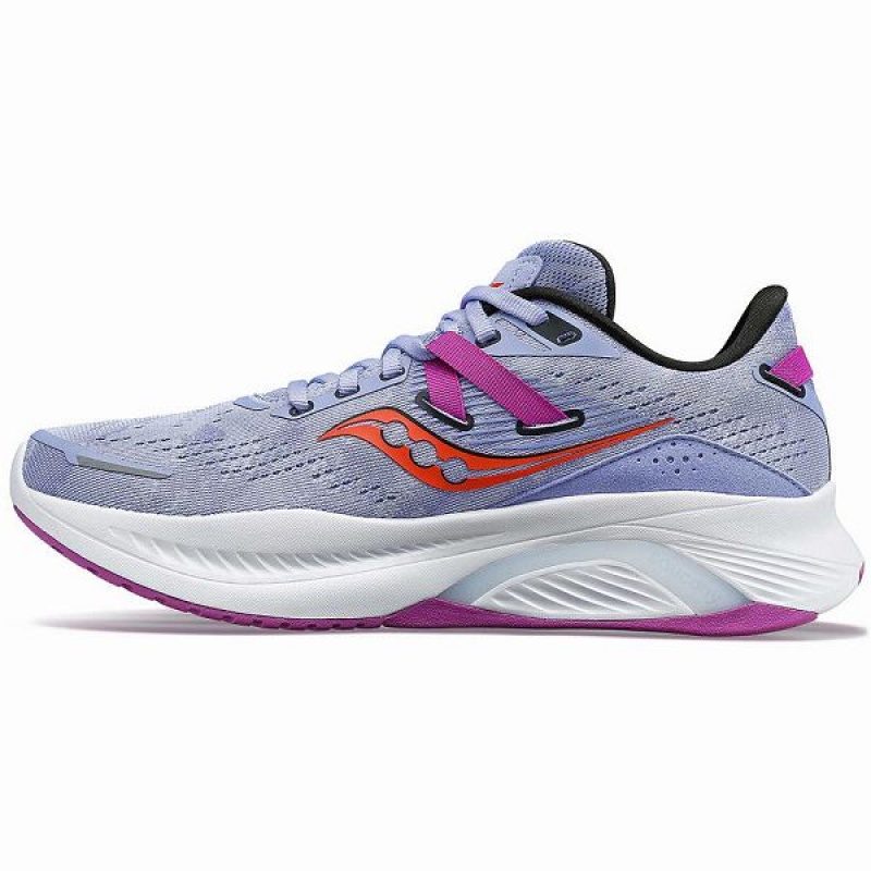 Women's Saucony Guide 16 Running Shoes Purple | ENKIGRW-56