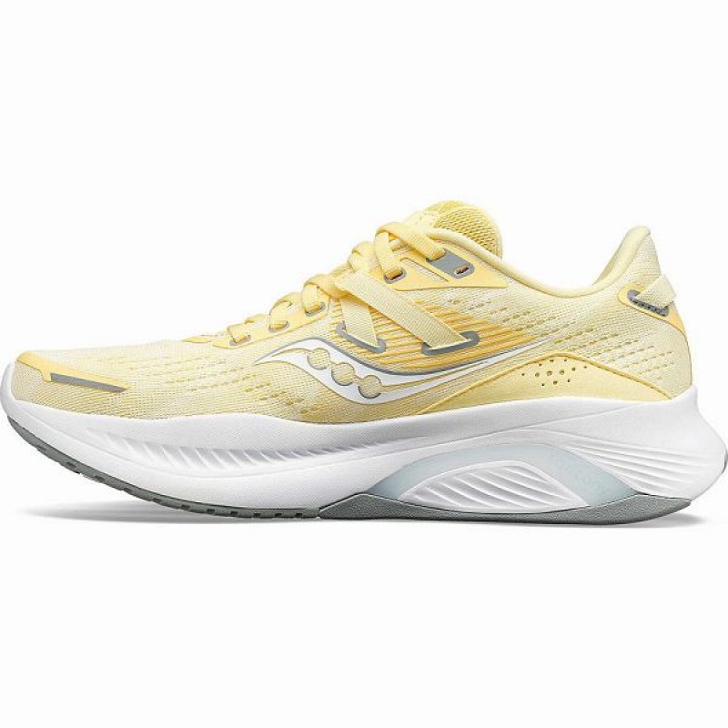 Women's Saucony Guide 16 Running Shoes Yellow / White | YFKAPHU-20